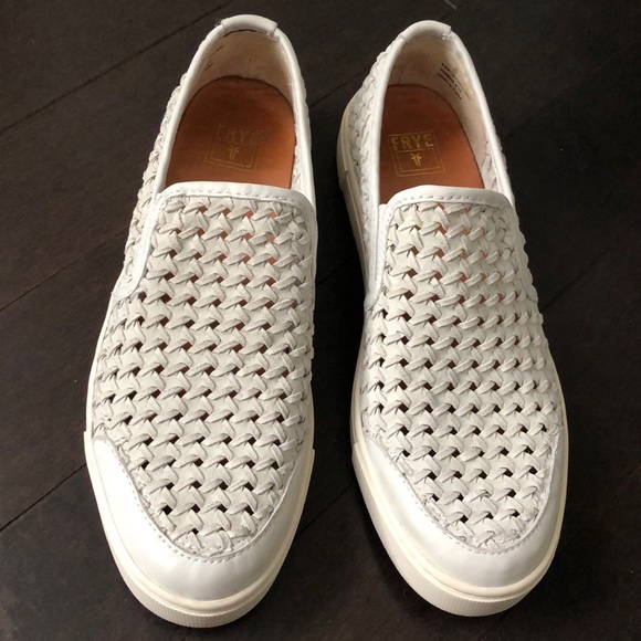 Frye Shoes - Frye Leather Slip On Sneakers